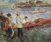 Pierre-Auguste Renoir Oarsmen at Charou oil on canvas